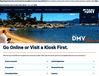 dmvnv.com screenshot