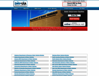 dmvusa.com screenshot