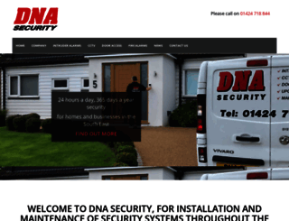dna-security.co.uk screenshot