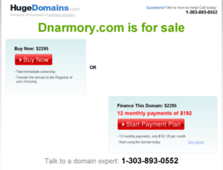 dnarmory.com screenshot