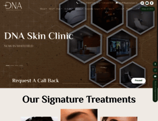 dnaskinclinic.in screenshot