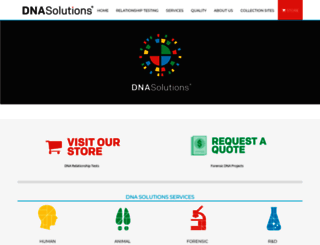 dnasolutionsusa.com screenshot
