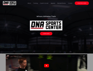 dnasportscenter.com screenshot