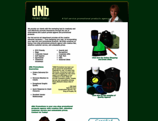 dnbpromotions.com screenshot