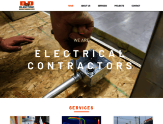 dnd-electric.com screenshot