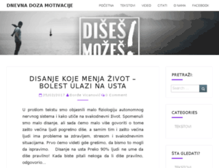 dnevnadozamotivacije.com screenshot