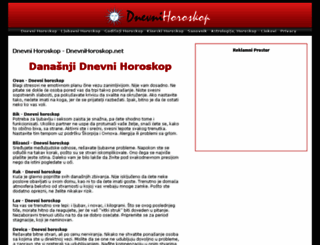 dnevnihoroskop.net screenshot