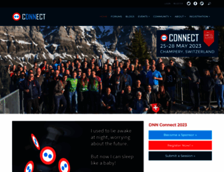 dnn-connect.org screenshot