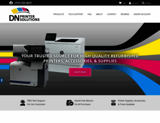 dnprintersolutions.com screenshot