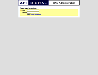 dns-admin.api-digital.com screenshot