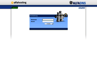 dns.alfahosting.de screenshot