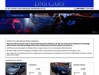 dnscars.co.uk screenshot