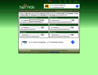 dnsfrog.com screenshot