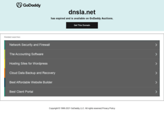 dnsla.net screenshot
