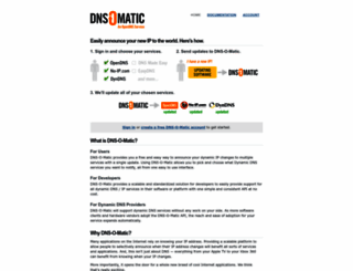 dnsomatic.com screenshot