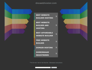 dnswebhoster.com screenshot