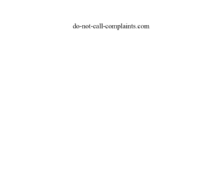 do-not-call-complaints.com screenshot