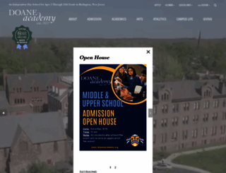 doaneacademy.org screenshot