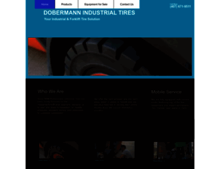 dobermannindustrialtires.com screenshot