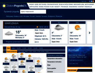 dobrapogoda24.pl screenshot