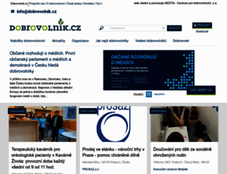dobrovolnik.cz screenshot