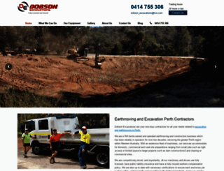 dobsonexcavations.com.au screenshot