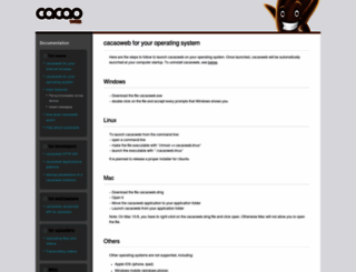 doc.cacaoweb.org screenshot