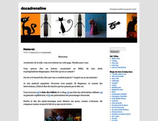 docadrenaline.wordpress.com screenshot