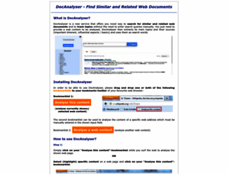 docanalyser.de screenshot
