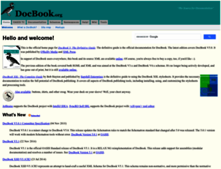 docbook.org screenshot