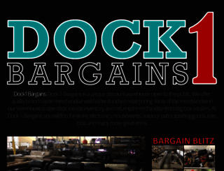 dock1bargains.com screenshot