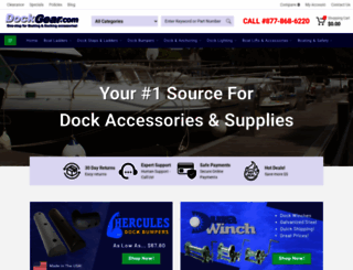 dockgearsupply.com screenshot