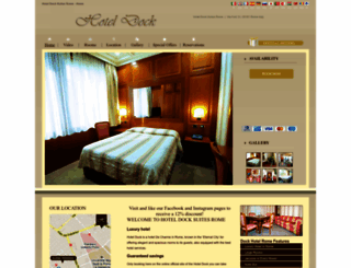 dockhotelrome.com screenshot