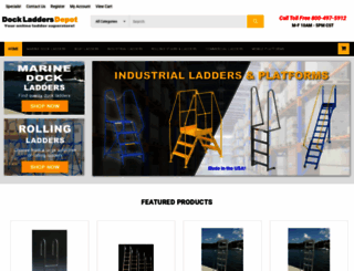 dockladderdepot.com screenshot