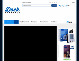dockpharmacy.com screenshot