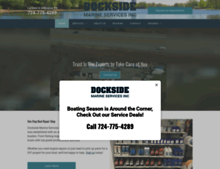 docksidemarineservicesinc.com screenshot