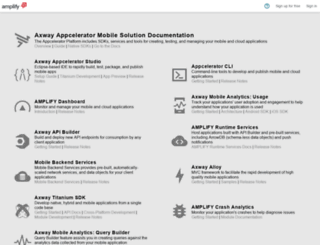 docs.appcelerator.com screenshot