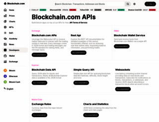 docs.blockchain.com screenshot