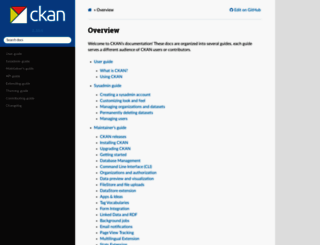 docs.ckan.org screenshot