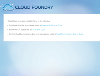 docs.cloudfoundry.com screenshot