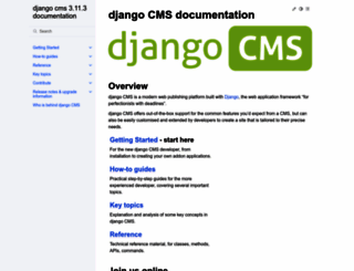 docs.django-cms.org screenshot