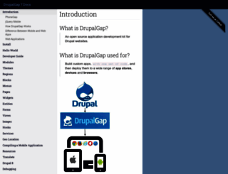 docs.drupalgap.org screenshot