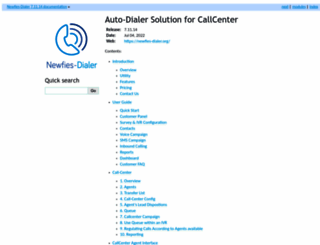 docs.newfies-dialer.org screenshot