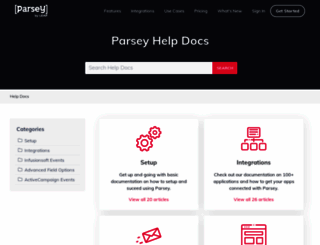 docs.parsey.com screenshot