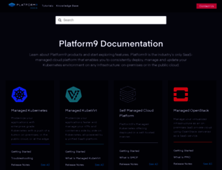 docs.platform9.com screenshot