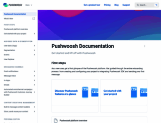 docs.pushwoosh.com screenshot