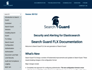 docs.search-guard.com screenshot