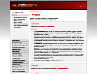 docs2x.smartfoxserver.com screenshot