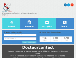 docteurcontact.com screenshot