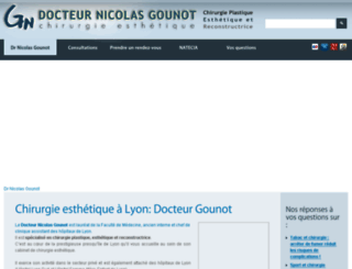 docteurnicolasgounot.com screenshot